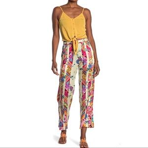 NWT Johnny Was Silk Esplanad Palazzo Pant